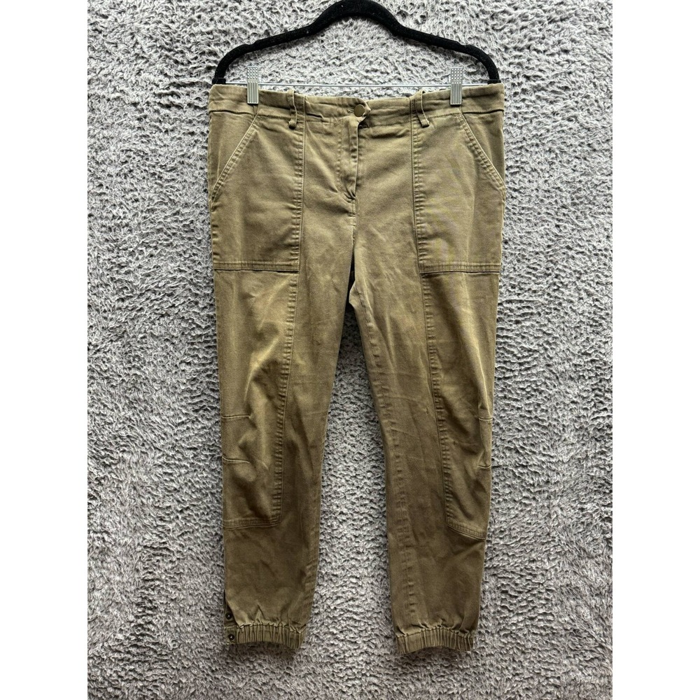 Veronica Beard Brown Field‎ Cargo Ankle Utility Pants Womens Size 12